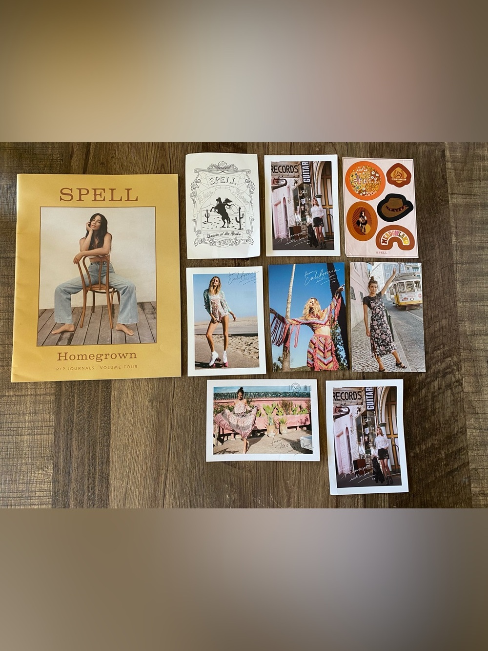 Spell Journals Book Volume 4 & Meadowland Stickers Postcard